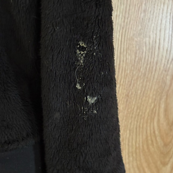 The North Face Black and Pink Logo Thick Fleece Jacket - Picture 4 of 7